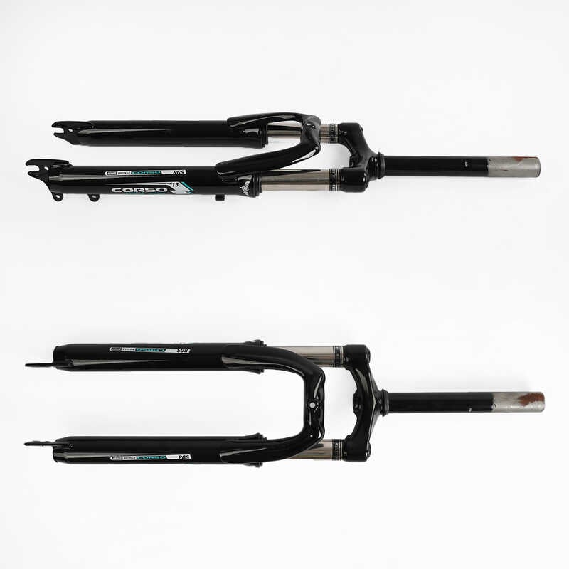 Вилка велосипедна амортизаційна 26469 "INTENSE" (10) матеріал сталь, 38мм, без перемикача