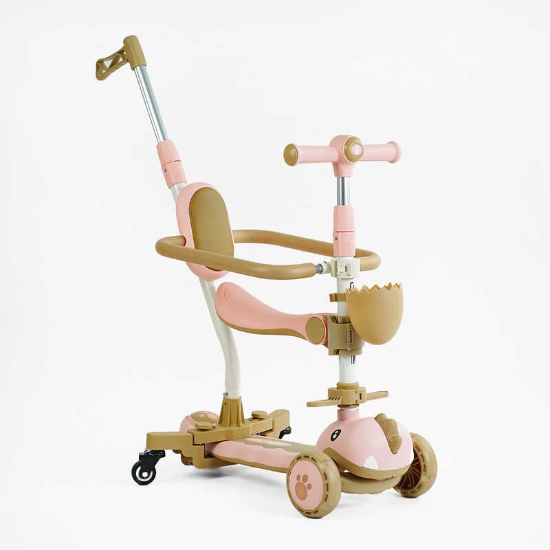 Самокат 5в1 "Skyper" GL-01502 (6) колеса PU 125х40мм зі світлом, музика та підсвічування платформи, с ДОП. КОЛЕСАМИ, захисний бампер, в коробці