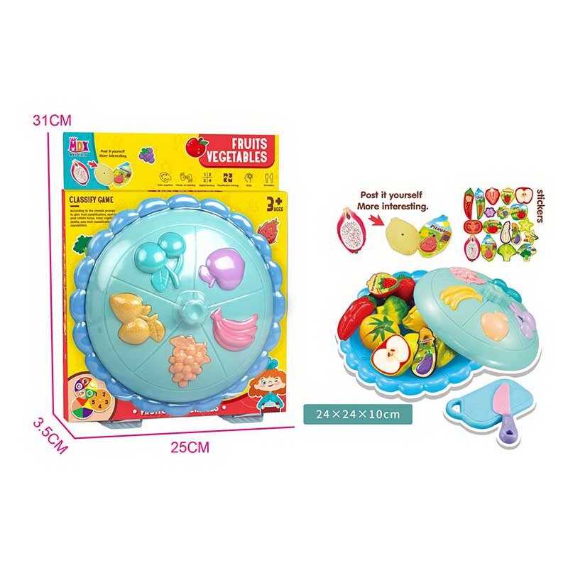 Набір продуктів MDX 131 B2 Штрих-402325 (36/2) ніж, дошка, продукти на магнітах, в коробці