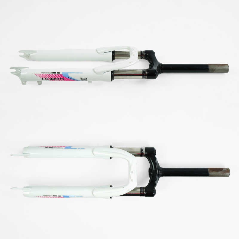 Вилка велосипедна амортизаційна 26475 «KLEO» (10) матеріал сталь, 38мм, без перемикача