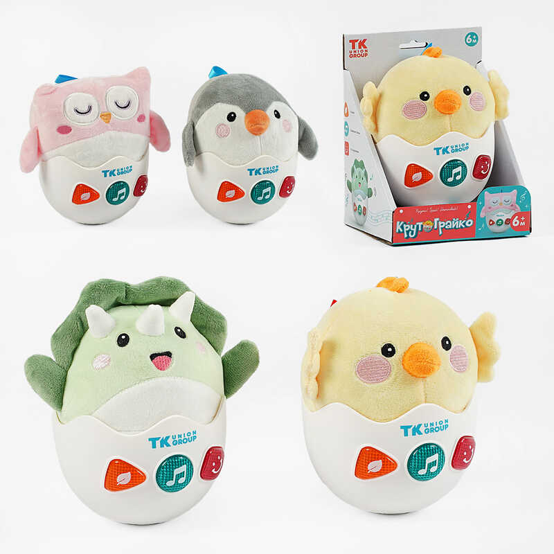 Нелягайко 31289 (36/3) "TK Group", ОЗВУЧУВАННЯ УКРАЇНСЬКОЮ МОВОЮ, 5 казок, 5 пісень, 10 скоромовок, звуки, підсвічування, в коробці