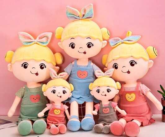 М`яка лялька M 16907 (80) висота 60 см, ВИДАЄТЬСЯ ТІЛЬКИ МІКС ВИДІВ