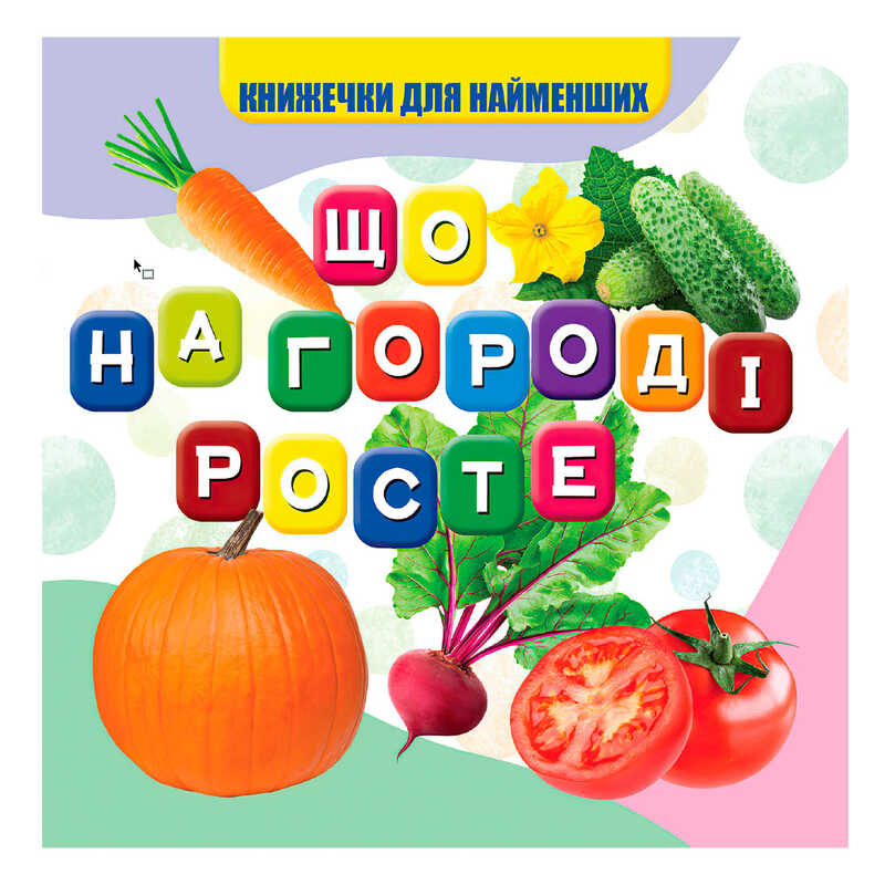 гр Моя перша книжка "Що росте на городі" (20) 9789669754462 "Jumbi"