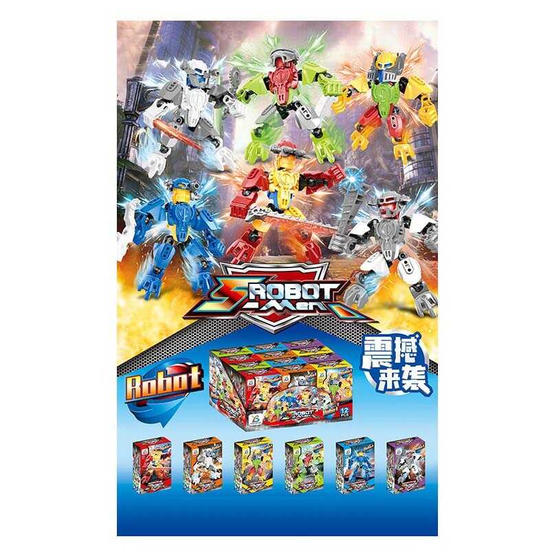 Герої F 2008-1 A (40/2) “Робот”, аксесуар, конструктор, рухливі кінцівки, ЦІНА ЗА 12 ШТУК В БЛОЦІ