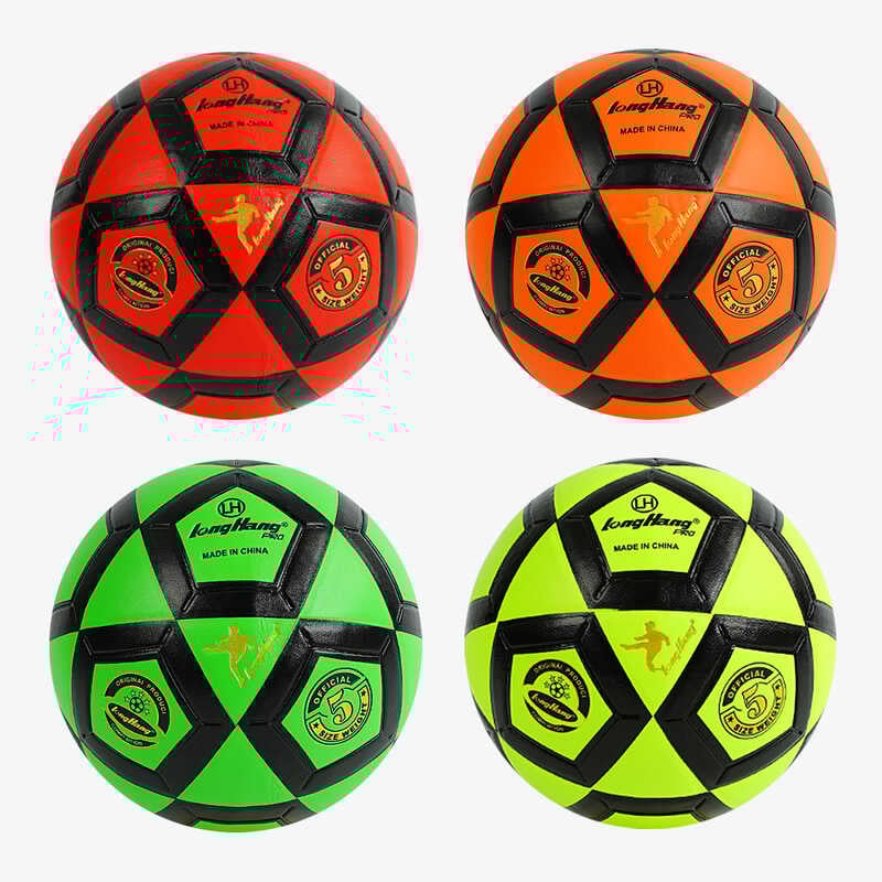 М`яч футбольний С 64668 (50) 4 кольори, безшовний, TPE, розмір №5, ВИДАЄТЬСЯ ТІЛЬКИ МІКС ВИДІВ