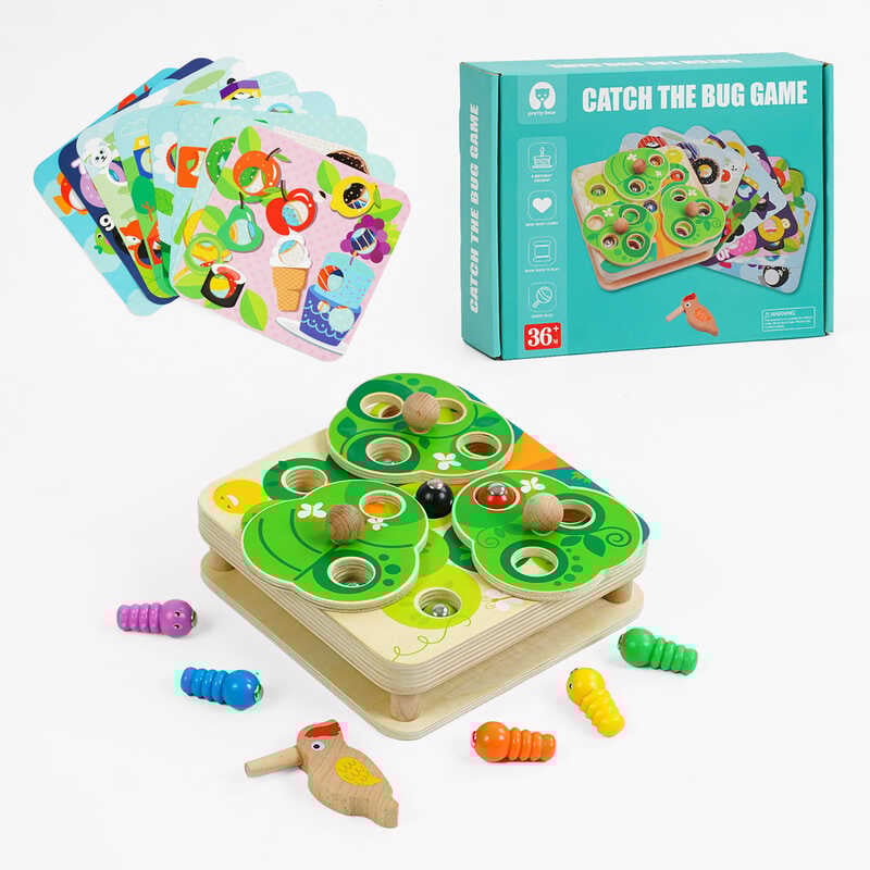 Логічна гра C 65037 (28) додаткові поля, пташка-вудочка, в коробці