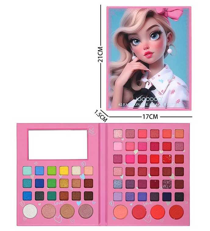 Набір косметики LK 5161 (72/6) тіні для повік, рум’яна, люстерко, в коробці