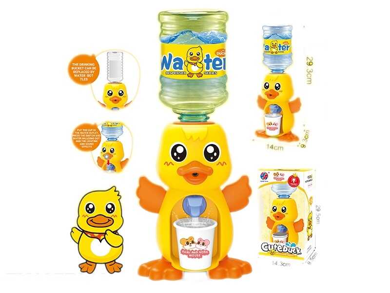 Кулер 2016-167 (72/2) підсвічування, звук, механічна подача води, знімний бак для води, стаканчики, в коробці