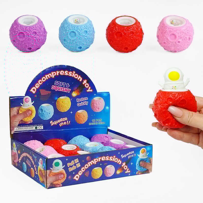 Гра антистрес С 56457 (24) ЦІНА ЗА 12 ШТУК В БЛОЦІ, “Космонавт”, в коробці