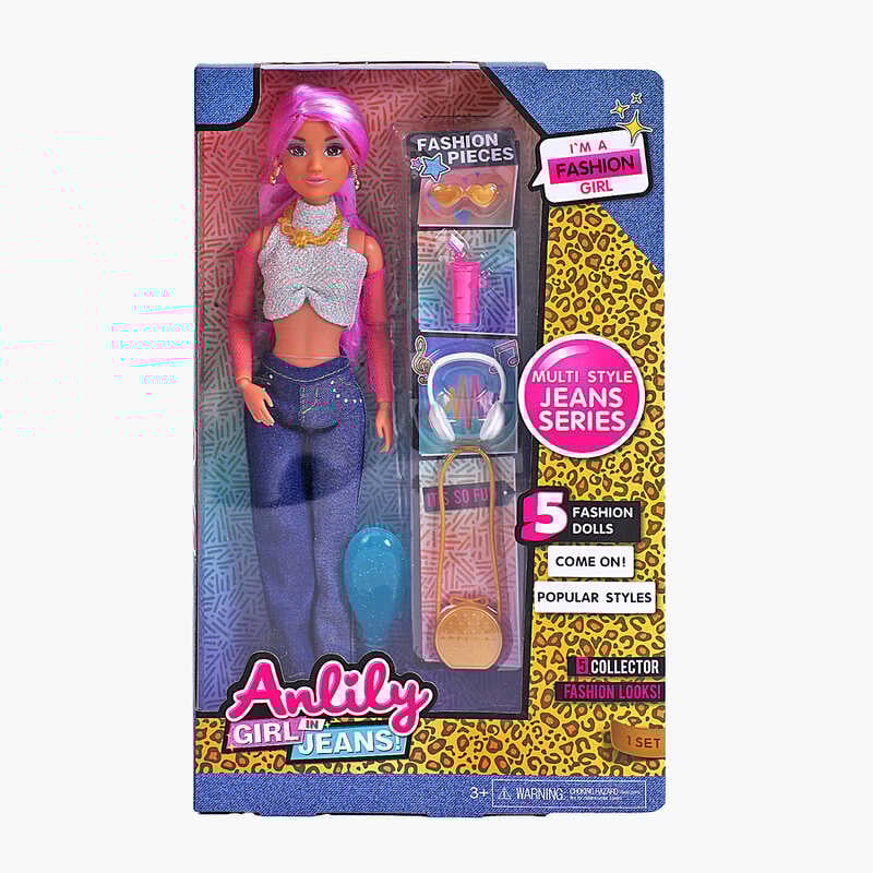 Лялька 616081 C (48) 30 см, аксесуари, прикраси, гребінець, знімне взуття, в коробці