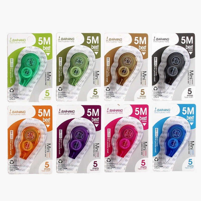 Корекційна стрічка C 51782 / ВН 102 (864) ЦІНА ЗА 1 ШТУКУ, довжина - 8 м, ширина стрічки - 5 мм, на листі