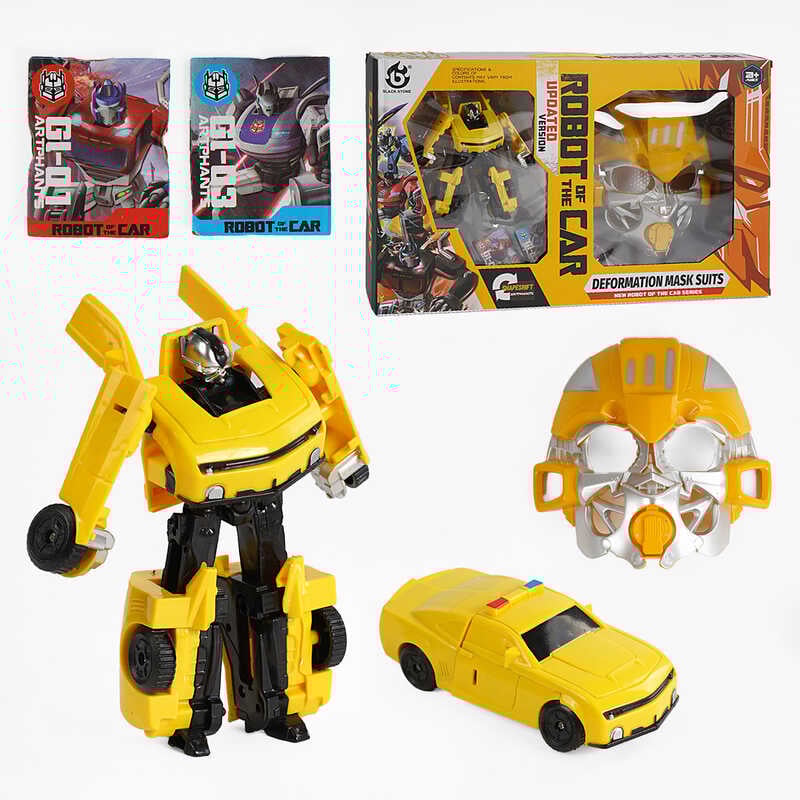 Трансформер HS 40 (36) робот, маска, 2 картки з героями, в коробці