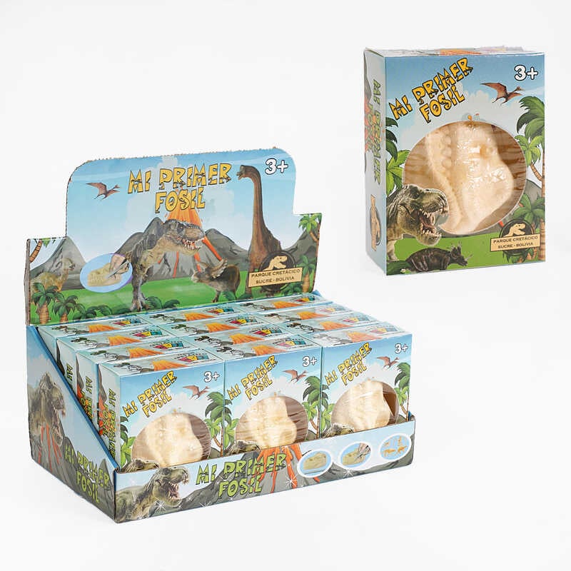 Розкопки AKG 005 (24) гіпсова плита, щіточка та долото, ЦІНА ЗА 12 ШТУК В БЛОЦІ, в коробці