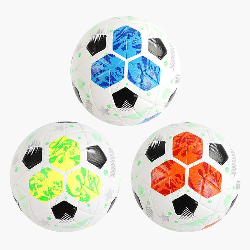 М'яч футбольний С 66339 (30) 3 види, вага 420 грамів, матеріал PU, балон гумовий, клеєний, (поставляється накачаним на 80) ВИДАЄТЬСЯ МІКС