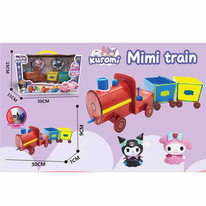  Герої YQ 8105 (36/2) 2 фігурки героїв, потяг, 2 причепи, в коробці