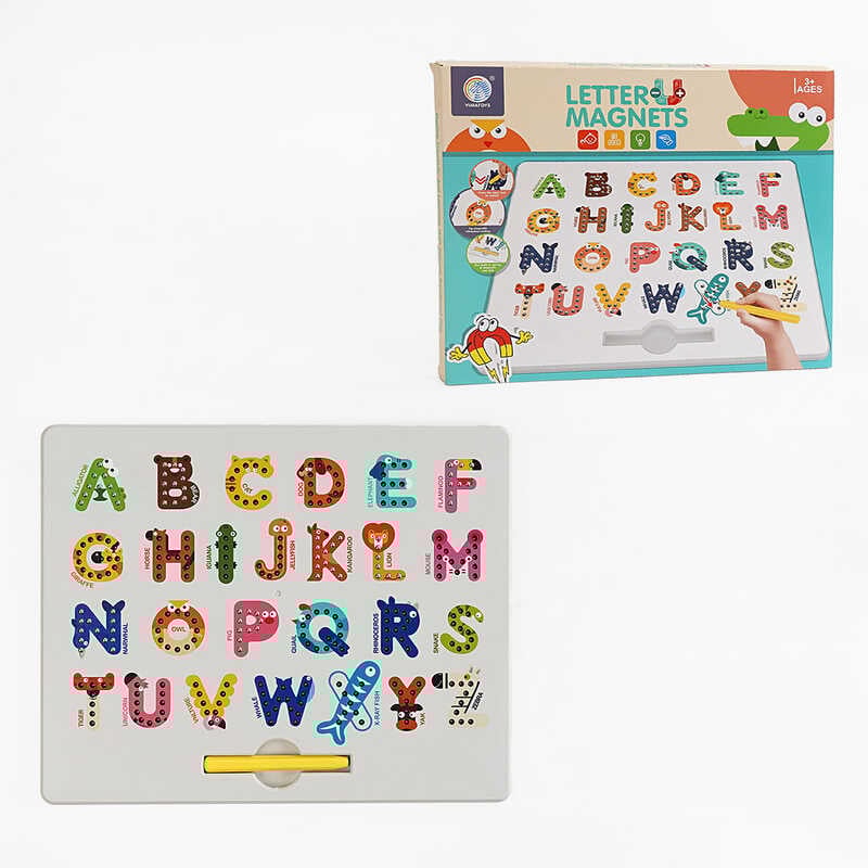 Мозаїка YM 2021-1 (36/3) магнітна, англійський алфавіт, в коробці