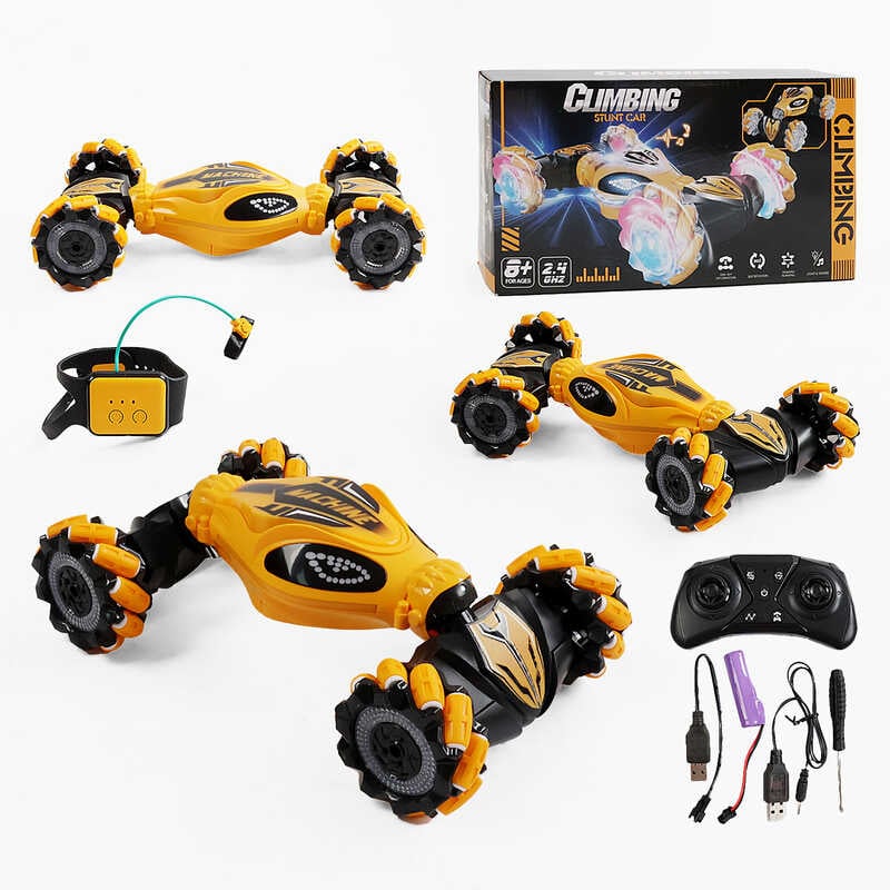 Машина на радіокеруванні CV 8818-108 A.S Штрих = 83783 (30) акумулятор 3.7 V, пульт 2.4 G, браслет, мелодії, звуки, підсвічування, роликові колеса, в коробці