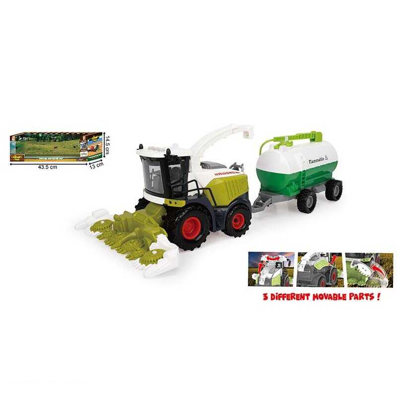 Комбайн 550-7 C (36/2) звук, підсвічування, інерція, причеп, рухливі елементи, в коробці