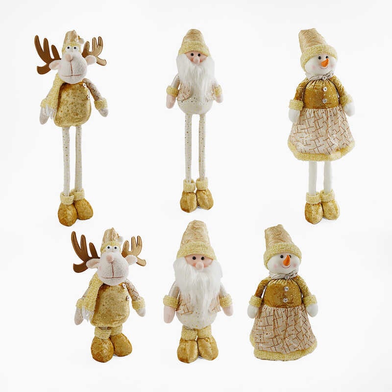 Новорічна декоративна іграшка C 67770 (24) 3 види, мін. висота - 45 см, макс. висота - 72 см, ВИДАЄТЬСЯ ТІЛЬКИ МІКС ВИДІВ, в пакеті