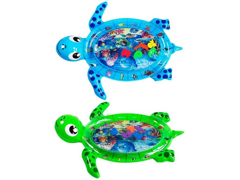 Килимок водний C 68089 (60) 2 кольори, 100х84х8 см, фігурки морських жителів, в пакеті