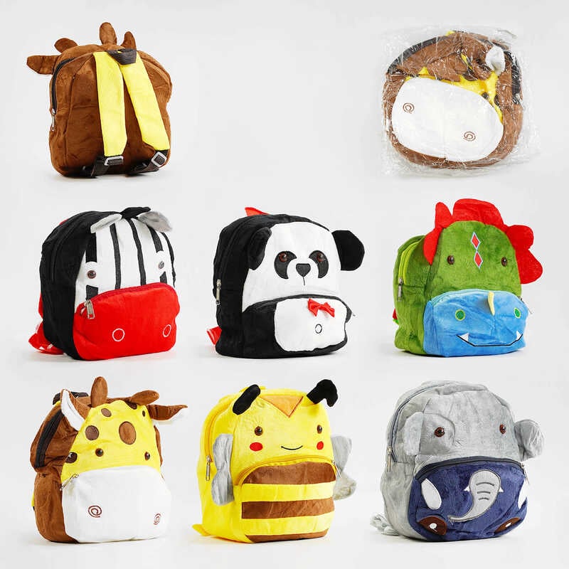 Рюкзак C 56866 (400) з вушками,  висота - 24,5 см, 2 відділення, регульовані ремінці, ручка-тримач, ВИДАЄТЬСЯ ТІЛЬКИ МІКС ВИДІВ, у пакеті