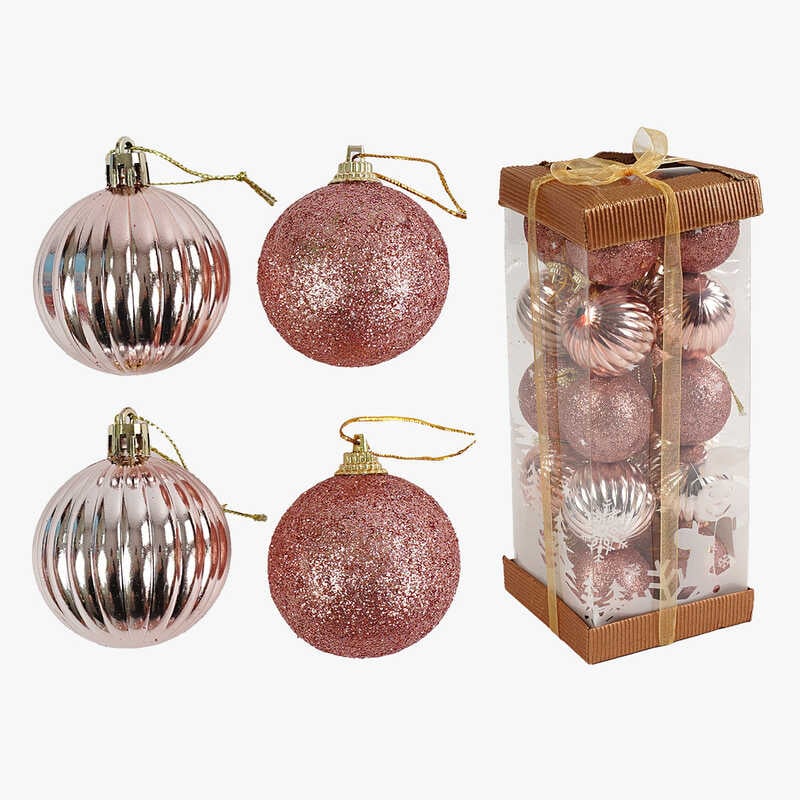 Новорічні прикраси C 67403 (72) 20 штук, кульки, D = 5 см, в коробці