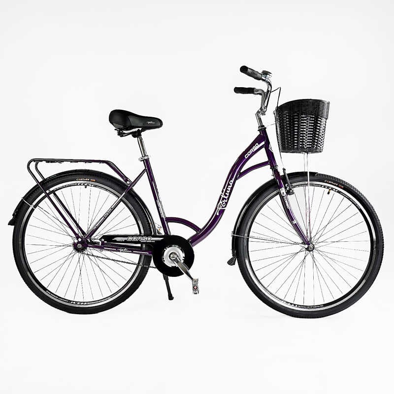 Велосипед міський Corso «FORTUNA» 28`` FR-28077 + КОШИК  
