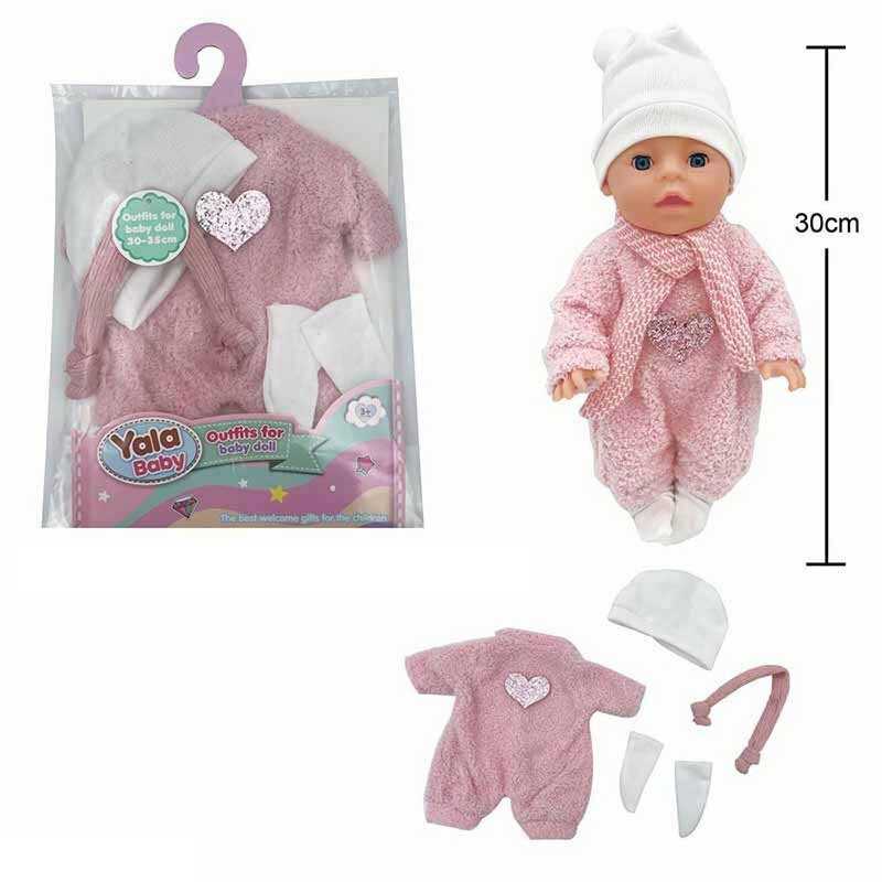 Одяг для пупса YLC 335 A (120) на пупса висотою 30-35 см, в пакеті