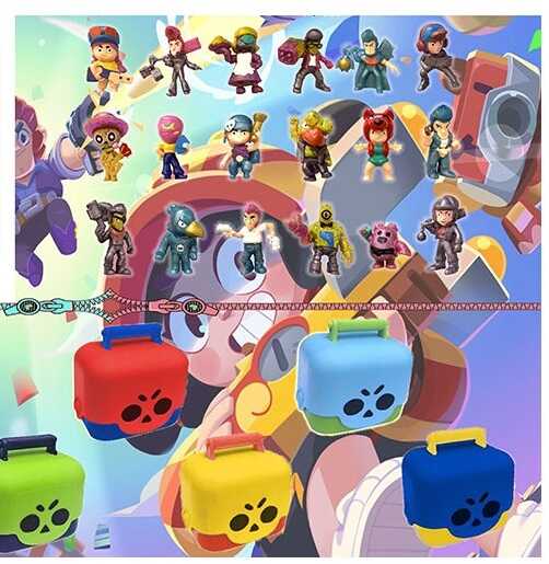 Герої LDY 220802 (576) BRAWL STARS, 6 видов, у пакеті