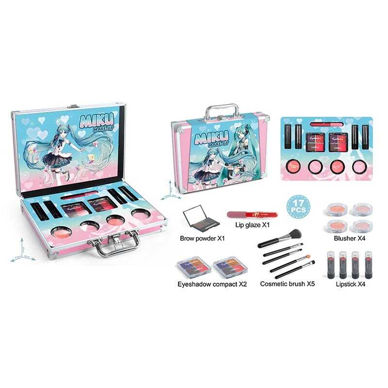 Косметика FT 2041 (36) тіні, помади, контуринг, рум’яна, пензлі, у валізі