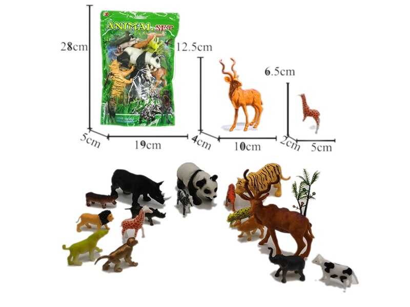 Набір тварин SZ 6-1 (108) фігурки диких тварин, аксесуар, в пакеті