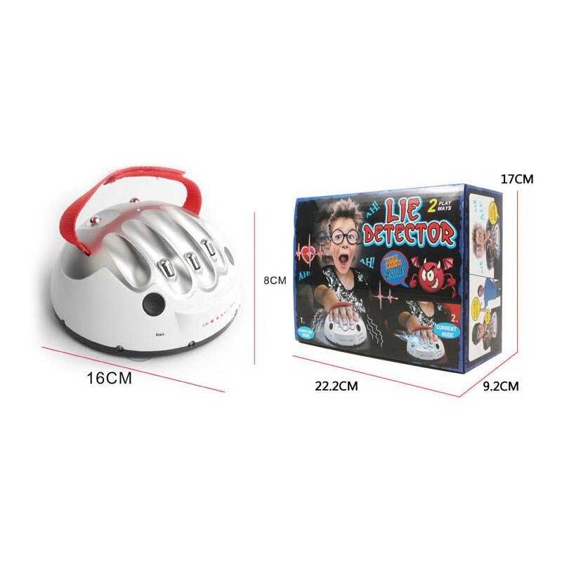 Детектор брехні 85103 (48) підсвічування, звуки, 2 режими, сенсорні датчики, присоски,  в коробці