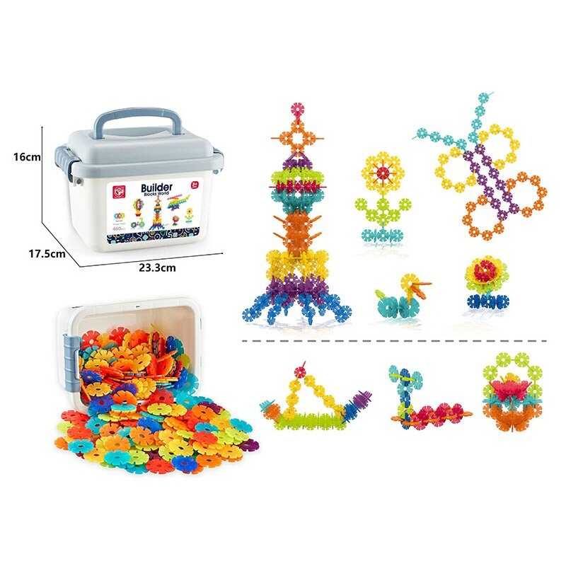 Конструктор 188-630 A (36/2) 460 елементів, квіточки, в боксі