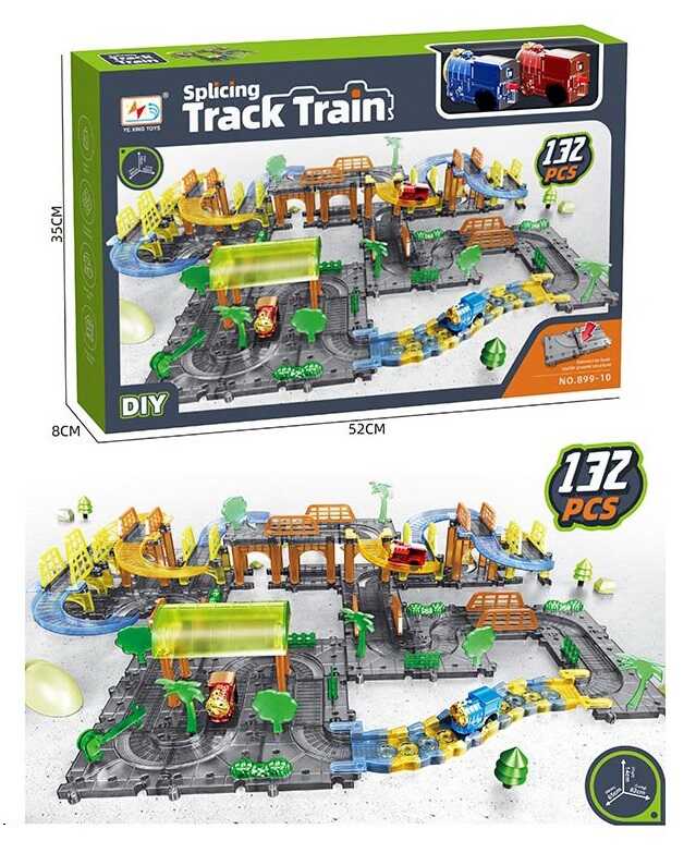 Трек 899-10 (10) 132 елементи, 2 локомотиви, в коробці