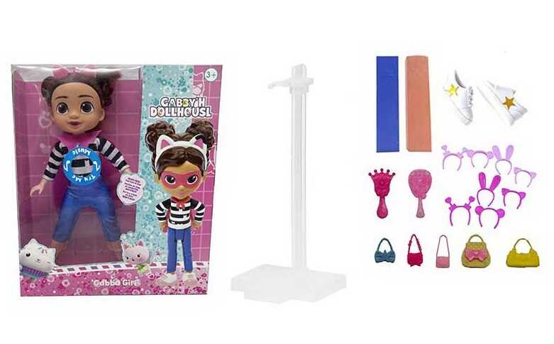 Лялька HBX 25 (84/2) 24 см, пісня англ. мовою, підсвічування, аксесуари, в коробці