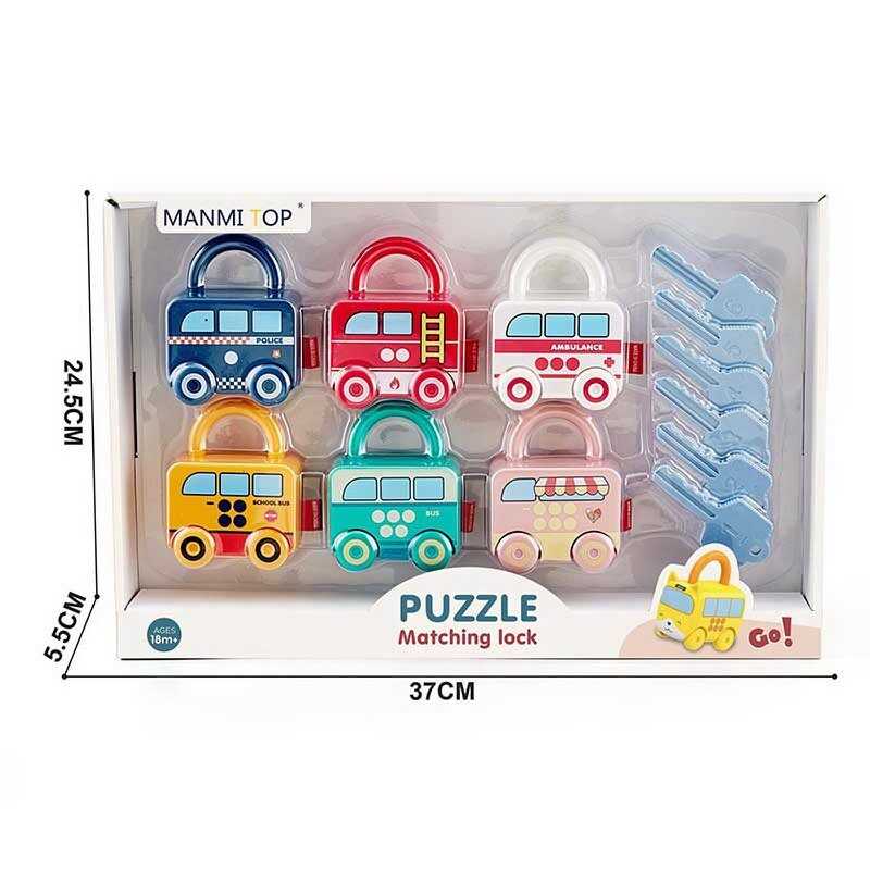 Замочки MT 033582 D (20) 6 замочків, 6 ключів, в коробці