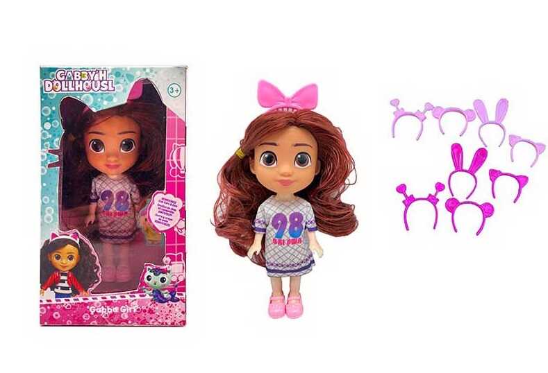 Лялька HBX 18 (240/2) висота - 17 см, щільна гума, у коробці