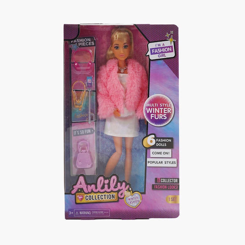 Лялька 616355 (48) висота - 31 см, гумова голова, шарнірні суглоби, аксесуари, в коробці