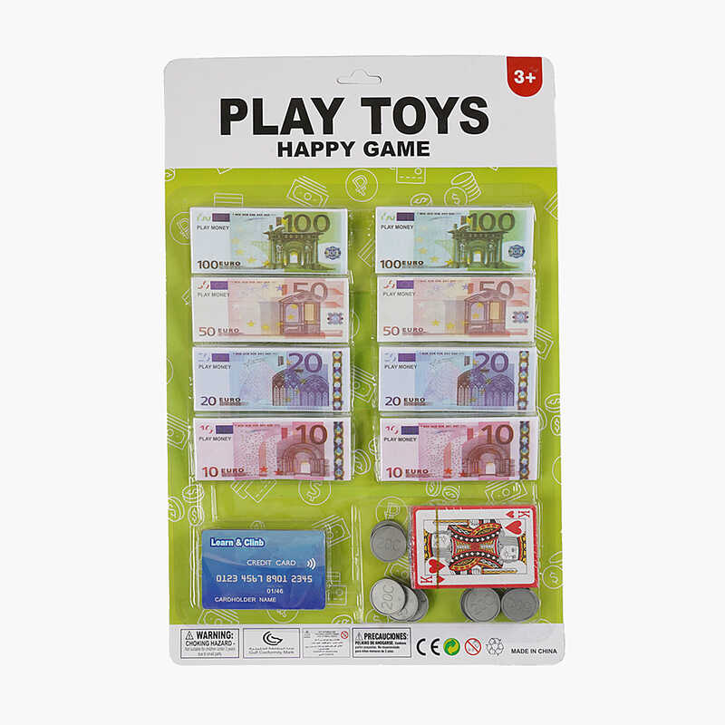 Гроші 929-082 A (144/2) банкноти, монети, картка, гральні карти, на листі