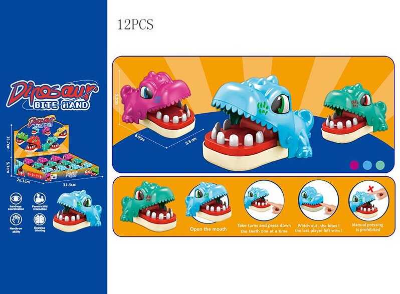 Зубастик X 023-75 C (48) ЦІНА ЗА 12 ШТУК В БЛОЦІ, механічний, довжина - 8,5 см