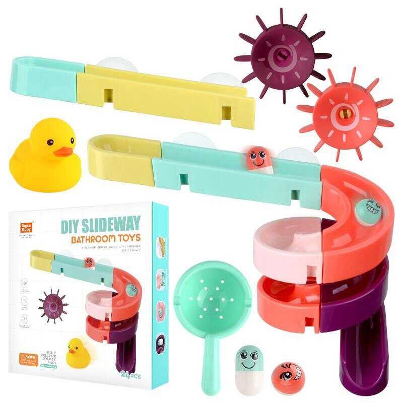 Гра для ванни YB 1711 (48) кульки, капсули, шестерні, в коробці