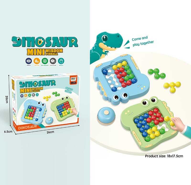 Логічна гра 1138 (72/2) 2 платформи, кольорові кульки, настільний дзвіночок, в коробці