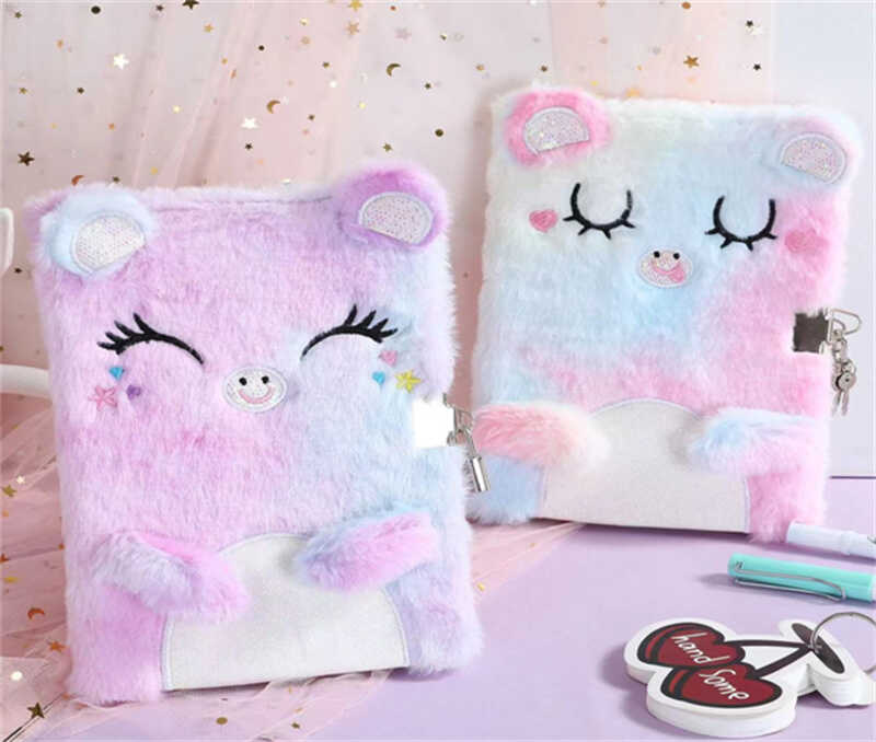 Блокнот М 18136 (120) 2 види, 15 х 21 см, хутряна обкладинка, у лінійку, у пакеті