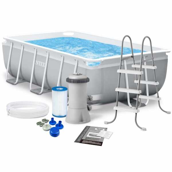 Intex Басейн каркасний 26784 (1) 300х175х80см, 3539л, фільтр-насос, сходи