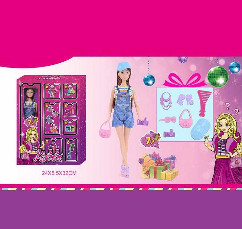 Лялька WG 190 (48/2) аксесуари, висота ляльки 30 см, в коробці