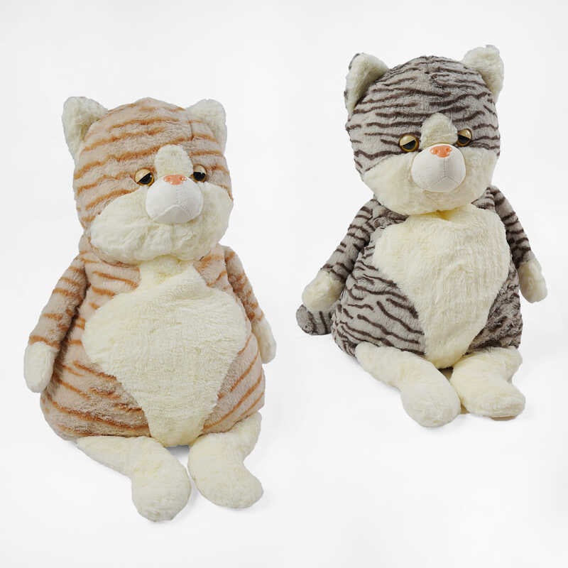 М`яка іграшка M 17841 (50) "Котик", 2 кольори, висота: 56 см