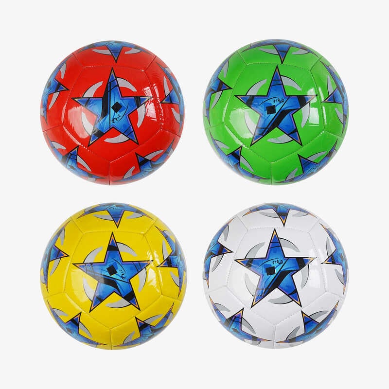 М`яч футбольний С 70291 (80) 4 види, розмір №5, матеріал м`яка EVA, 310-330 грамів, гумовий балон, ВИДАЄТЬСЯ ТІЛЬКИ МІКС ВИДІВ