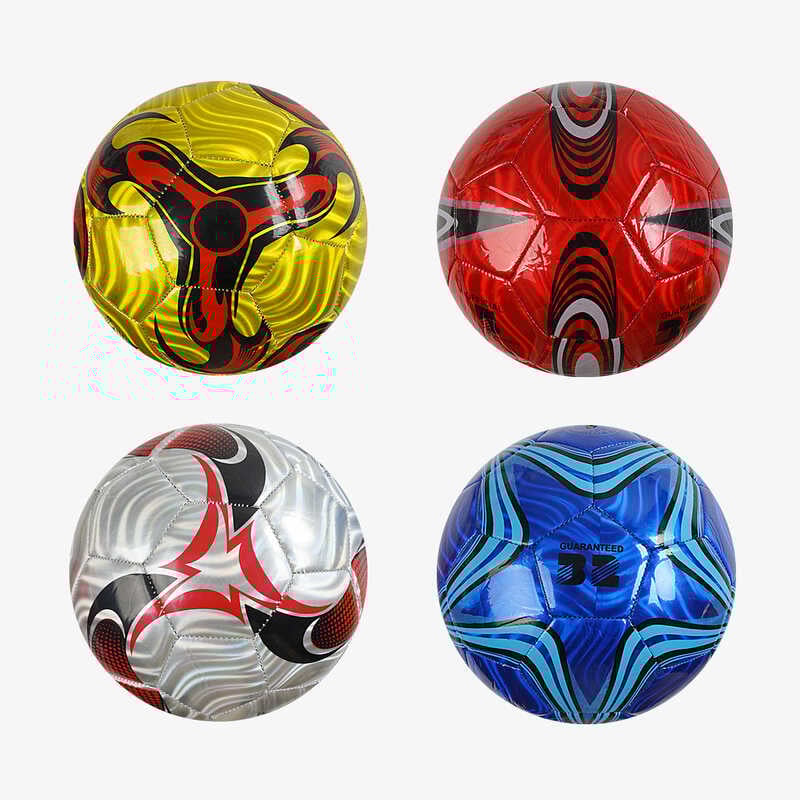 М`яч футбольний C 70310 (80) 4 види, матеріал м'який PVC, вага 330-350 грамів, гумовий балон, розмір №5, ВИДАЄТЬСЯ ТІЛЬКИ МІКС ВИДІВ