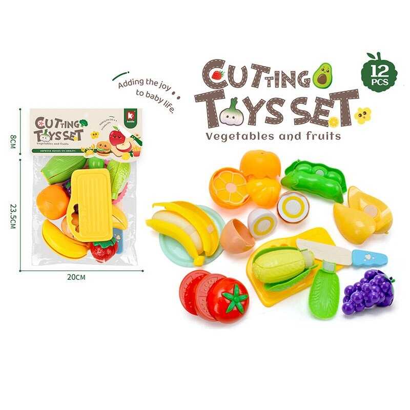 Продукти на липучці 2207 A7 (120/2) тарілка, дошка, ніж, в пакеті