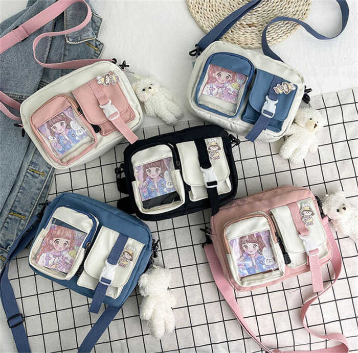 Сумочка C 69884 (300) 2 відділи, 2 зовнішні кишені, в пакеті, ВИДАЄТЬСЯ ТІЛЬКИ МІКС ВИДІВ